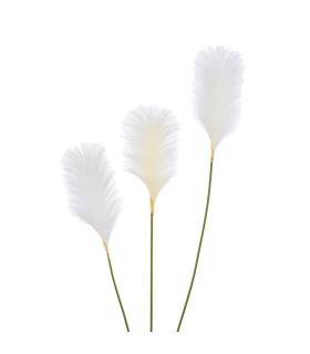 RAMA JUNCO BLANCO ARTIFICIAL DECORACIÓN 25 X 12 X 108 CM