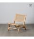 SILLÓN NATURAL MADERA-RATÁN SALÓN 60,50 X 73,50 X 72,50 CM