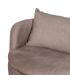 SILLÓN GIRATORIO TAUPE TEJIDO SALÓN 84 X 74 X 66 CM