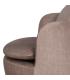 SILLÓN GIRATORIO TAUPE TEJIDO SALÓN 84 X 74 X 66 CM