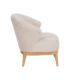 SILLÓN NATURAL-CREMA TEJIDO-MADERA SALÓN 71 X 75 X 76 CM