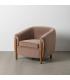 SILLÓN TAUPE TEJIDO-MADERA SALÓN 87 X 80 X 81 CM