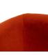 SILLÓN ROJO TEJIDO-MADERA SALÓN 82 X 77 X 74 CM