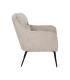 SILLÓN BEIGE TEJIDO-METAL 69 X 73 X 79 CM