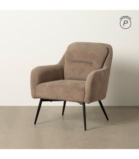 SILLÓN TAUPE TEJIDO-METAL 69 X 72 X 79 CM
