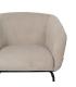 SILLÓN BEIGE TEJIDO-METAL 77 X 72 X 68 CM
