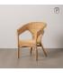 SILLA NATURAL RATÁN SALÓN 60 X 58 X 80 CM
