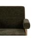 SILLÓN VERDE TEJIDO-MADERA SALÓN 74 X 76 X 85 CM