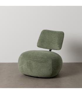 SILLÓN VERDE TEJIDO SALÓN 67 X 73 X 67 CM