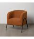 SILLÓN TERRACOTA TEJIDO-METAL SALÓN 68 X 66 X 74 CM