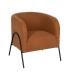 SILLÓN TERRACOTA TEJIDO-METAL SALÓN 68 X 66 X 74 CM