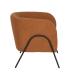 SILLÓN TERRACOTA TEJIDO-METAL SALÓN 68 X 66 X 74 CM
