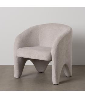 SILLÓN BEIGE TEJIDO SALÓN 74 X 73 X 75 CM