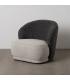 SILLÓN BICOLOR TEJIDO SALÓN 78 X 81 X 74 CM