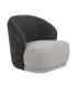 SILLÓN BICOLOR TEJIDO SALÓN 78 X 81 X 74 CM