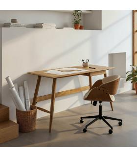 ESCRITORIO MADERA DE MANGO SALÓN 150 X 55 X 75 CM