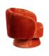 SILLÓN GIRATORIO TERRACOTA TEJIDO SALÓN 78 X 79 X 77 CM