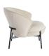 SILLÓN BEIGE TEJIDO-METAL 70 X 75 X 70 CM