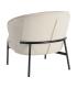 SILLÓN BEIGE TEJIDO-METAL 70 X 75 X 70 CM