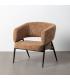 SILLÓN MOSTAZA TEJIDO-METAL SALÓN 71 X 70 X 75 CM