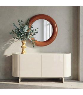 APARADOR LACADO CREMA MÁRMOL-DM SALÓN 160 X 45 X 75 CM