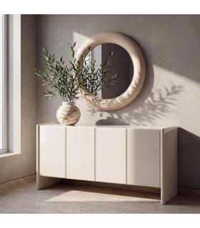 APARADOR LACADO CREMA MÁRMOL-DM SALÓN 163 X 45 X 75 CM