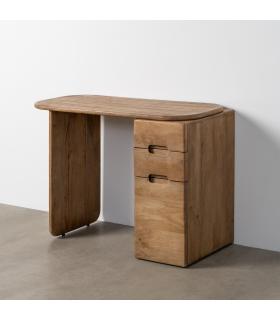 ESCRITORIO NATURAL MADERA DE MANGO SALÓN 110 X 50 X 75 CM