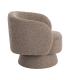 SILLÓN GIRATORIO BEIGE TEJIDO SALÓN 78 X 79 X 77 CM