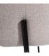 SILLA BEIGE TEJIDO-METAL MODERNO SALÓN 50 X 54 X 78,50 CM