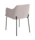 SILLA BEIGE TEJIDO-METAL MODERNO SALÓN 52,50 X 53 X 77 CM