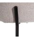 SILLA BEIGE TEJIDO-METAL MODERNO SALÓN 52,50 X 53 X 77 CM
