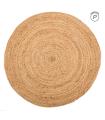ALFOMBRA NATURAL YUTE DECORACIÓN 200 X 200 X 1 CM