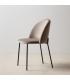 SILLA BEIGE TEJIDO-METAL 43 X 47 X 78,50 CM