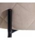 SILLA BEIGE TEJIDO-METAL 43 X 47 X 78,50 CM