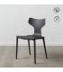 SILLA GRIS OSCURO POLIPROPILENO 47 X 41 X 83,50 CM