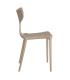 SILLA BEIGE POLIPROPILENO 47 X 41 X 83,50 CM