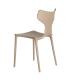 SILLA BEIGE POLIPROPILENO 47 X 41 X 83,50 CM