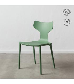 SILLA VERDE MENTA POLIPROPILENO 47 X 41 X 83,50 CM