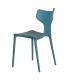 SILLA AZUL POLIPROPILENO 47 X 41 X 83,50 CM