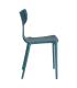 SILLA AZUL POLIPROPILENO 47 X 41 X 83,50 CM