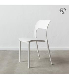 SILLA BLANCO POLIPROPILENO 43 X 43 X 83,20 CM
