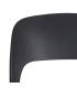 SILLA GRIS OSCURO POLIPROPILENO 43 X 43 X 83,20 CM