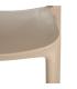 SILLA BEIGE POLIPROPILENO 43 X 43 X 83,20 CM