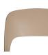 SILLA BEIGE POLIPROPILENO 43 X 43 X 83,20 CM