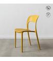 SILLA AMARILLO POLIPROPILENO 43 X 43 X 83,20 CM