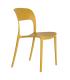 SILLA AMARILLO POLIPROPILENO 43 X 43 X 83,20 CM
