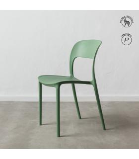 SILLA VERDE MENTA POLIPROPILENO 43 X 43 X 83,20 CM