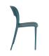 SILLA AZUL POLIPROPILENO 43 X 43 X 83,20 CM