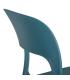 SILLA AZUL POLIPROPILENO 43 X 43 X 83,20 CM