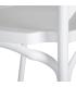 SILLA BLANCO POLIPROPILENO 48,50 X 43 X 91 CM